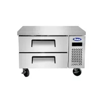 product of Atosa USA MGF8448GR 35" 2 Drawers Refrigerated Chef Base, Stainless Steel, 4.7 cu. ft.