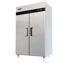 product of Migali C-2R-HC 51" 2-Section Reach-In Refrigerator w/ 2 Solid Doors, Top Mount, 43 cu. ft.