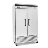product of Migali C-2RB-HC 54" 2-Section Reach-In Refrigerator w/ 2 Solid Doors, Bottom Mount, 45 cu. ft.