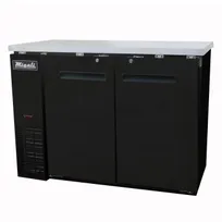 product of Migali C-BB48-HC 48" Two Section Back Bar Cooler with Solid Door, 11.8 cu. ft.