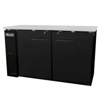 product of Migali C-BB60-HC 60" Two Section Back Bar Cooler with Solid Door, 15.8 cu. ft.