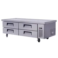 product of Migali C-CB72-76-HC 76" 4 Drawers Refrigerated Equipment Stand/Chef Base, 15 cu. ft.