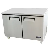 product of Migali C-U48R-HC 48" Two Section Undercounter Refrigerator w/ 2 Doors, 12 cu. ft.
