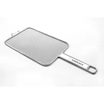 product of Mibrasa KM1625 Mesh Grill Basket, Single Flat, 6-5/16"W x 9-13/16"D - Commercial BBQ Accessory
