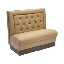 product of MKLD 36-DT-S Single Booth, 48L x 36H, Upholstered Diamond Tufted Back & Seat