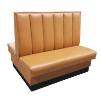 product of MKLD 36-V6CB-D Double Booth, 48L x 36H, Upholstered Seat & 6-Vertical Channel Back