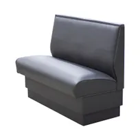 product of MKLD 42-PB-S Single Booth, 48L x 42H, Upholstered Plain Back & Seat