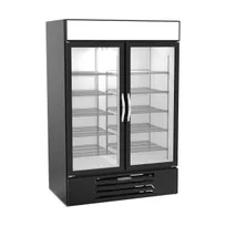 product of Beverage-Air MMF49HC-1-B 52" 2 Glass Door Merchandising Freezer in Black, 46.2 cu. ft.