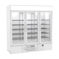 product of Beverage Air MMF72HC-5-W 75" 3 Glass Door Merchandiser Freezer in White, 68.5 cu. ft.