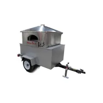 product of Marra Forni MTS36-36W MS Series Wood-Fired Trailer Oven w/ 36"x36" Brick Deck, Manual Controls