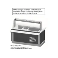 product of Multiteria MPCC-2-G 48" M-Power Cold Food Serving Counter, (2) Pan