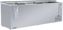 product of IKON IBC-95SS Bottle Cooler, 26 cu. ft. Capacity, 1/2HP, R290 Refrigerant, 3 Sliding Lids