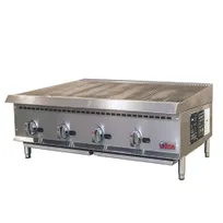 product of IKON IRB-48 48" Countertop Gas Radiant Charbroiler w/ (4) Burners, 140.000 BTU