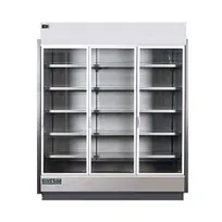 product of Hydra-Kool KGV-MR-3-S 75" Three Door Self-Contained Merchandiser Refrigerator, 56.37 cu. ft.