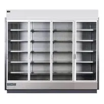 product of Hydra-Kool KGV-MR-4-S 99" Four Door Self-Contained, Merchandiser Refrigerator, 75.26 cu. ft.