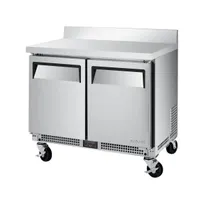 product of Turbo Air MWR-34S-N6 34" 2-Section Worktop Refrigerator w/ 2 Doors, 4.27 cu. ft.