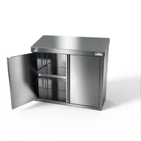 product of NBR Equipment WCH-1530 30" Stainless Steel Wall Mount Cabinet w/ Hinged Doors