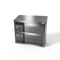 product of NBR Equipment WCO-1548 48" Stainless Steel Open Wall Mount Cabinet