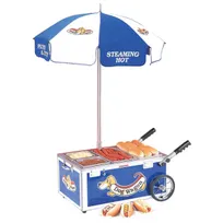 product of Nemco 6550-DW Hot Dog Steamer Cart, Mini, Counter Top