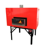 product of New York Brick Ovens 125 G Fire Show Series Gas Revolving Oven, 49" Inside Cooking Diameter