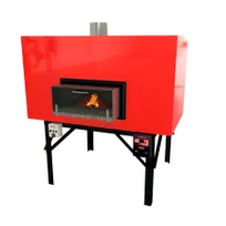 product of New York Brick Ovens 140 G Fire Show Series Gas Revolving Oven, 55" Inside Cooking Diameter