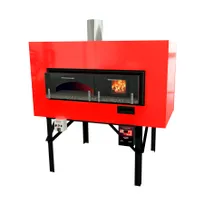 product of New York Brick Ovens 140 GW Inferno Series Wood/Gas Revolving Combo Oven, 55" Diameter