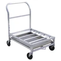product of New Age 1630 Aluminum Food Box Dolly, 24x36, 500 lbs, NSF, Continuous Handle