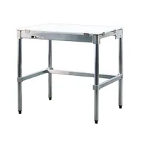 product of New Age 24P72KD Work Table, 72"W X 24"D, Aluminum Construction, 5/8" Poly Top