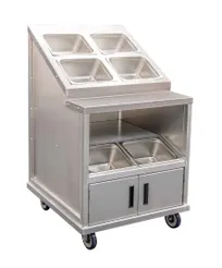 product of New Age 54084 Flavor Station Aluminum Mobile Condiment Cart