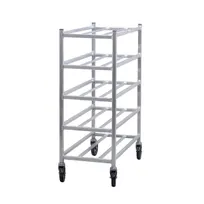 product of New Age 6354 Aluminum Universal Platter Rack w/ 5 Shelf Capacity