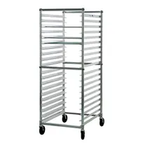 product of New Age 93020KD 20 Screen End Load Full Height Mobile Donut Screen Rack