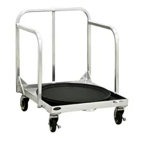 product of New Age 97055 Aluminum Platform Tray Dolly for Oval Trays, 800 lbs Capacity