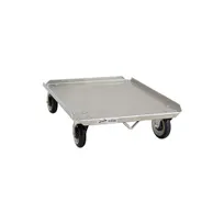 product of New Age 98040 Aluminum Pizza Dough Box Dolly, 20.5x27.25, 300 lb, Silver, Rectangular, NSF