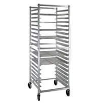 product of New Age NS621KD 20 Screen End Load Full Height Mobile Donut Screen Rack