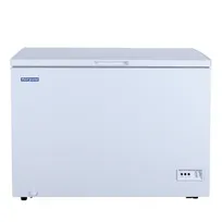 product of Norpole NPCF10W 43" Sliding Door Glass Froster Chest Freezer, 10 Cu Ft, Stainless Steel, Electric