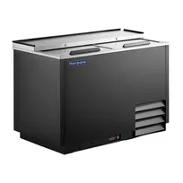 product of Norpole NPGF-50 Glass Froster, 50" x 48"-59" Width, Black Finish, Sliding Door, Electric Power