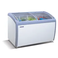 product of Norpole NPSC49W Chest Freezer, 49"-60" Width, 12.7 Cu Ft, White, Glass Hinged/Flip Top Door