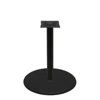 product of Oak Street B30DISC-STD 30" Dia. Table Disc Base, 4" Column, Black Sandtex Finish, Steel