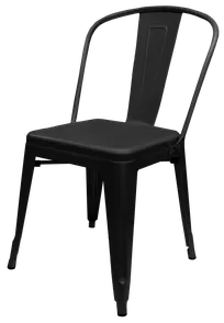 product of Oak Street OD-CM-820-MBLK-XL Xl Brewhouse Stacking Dining Chair, Indoor/Outdoor