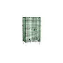 product of Olympic JSEC53K-CTN Wire Shelving Security Enclosure Kit, 36"W x 24"D, Green Epoxy Finish