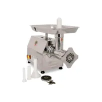 product of Omcan USA 23626 Electric Meat Grinder - 1-1/2 HP, 485 lb/hr, #22 Hub, 3 Spouts (15/20/23 mm), 6 mm & 8 mm Plates, Steel