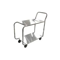 product of Omcan USA 23731 Solid Top Welded Stainless Steel Stock Cart w/ 2 Shelves
