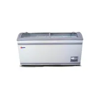 product of Omcan USA 31457 58" Curved Lid Ice Cream Display Freezer, 17.7 cu. ft.