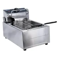 product of Omcan USA 39371 Full Pot Countertop Electric Fryer w/ 13.23 lbs Capacity, 2 Baskets, 220V/60/1