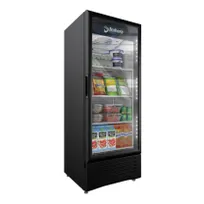 product of Omcan USA 41217 24" 1-Section Merchandiser Refrigerator w/ Glass Door, in Black, 11.5 cu. ft.