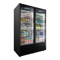 product of Omcan USA 41218 54" 2-Section Merchandiser Refrigerator w/ Glass Door, 41 cu. ft.