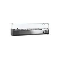 product of Omcan USA 41937 59" (Rs-Cn-0006-P) Refrigerated Topping Rail, 6 Pan Capacity