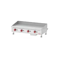 product of Omcan USA 43732 48" Countertop Manual Gas Griddle, 3/4" Steel Plate, 120.000 BTU