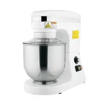 product of Omcan USA 44306 Countertop 7 qt Planetary Mixer with Guard, Variable Speed, 0,36 hp
