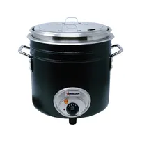 product of Omcan USA 44392 (Fw-Tw-5000-B) Retro Stock Pot Kettle, Electric, 11 Qt. Capacity